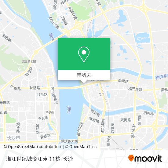 湘江世纪城悦江苑-11栋地图