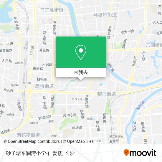 砂子塘东澜湾小学-仁爱楼地图