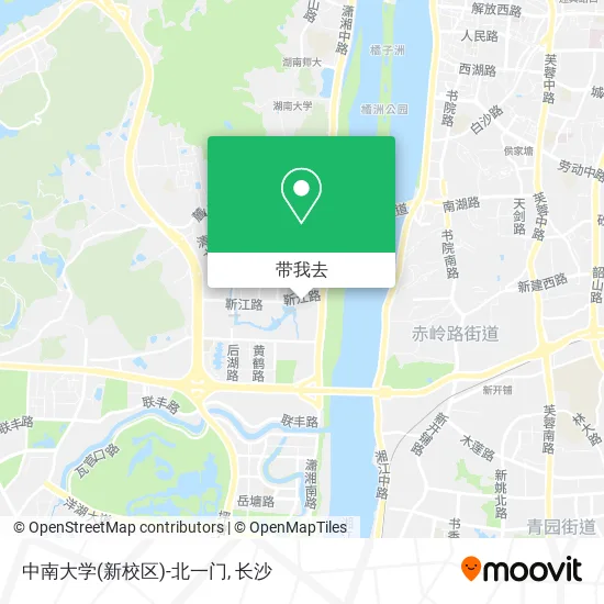 中南大学(新校区)-北一门地图