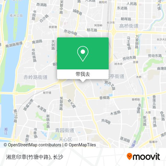 湘意印章(竹塘中路)地图