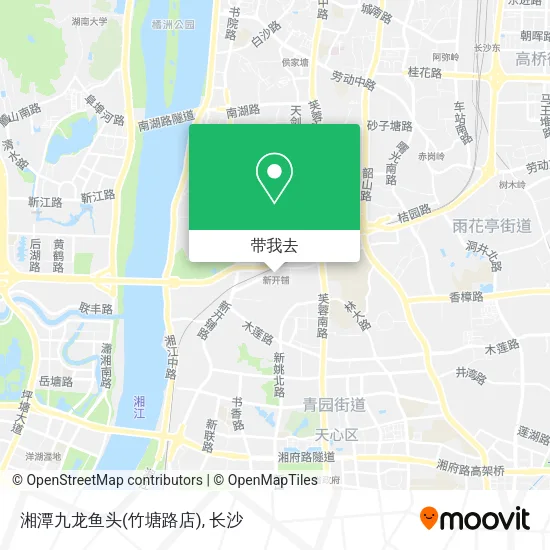 湘潭九龙鱼头(竹塘路店)地图