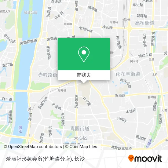 爱丽社形象会所(竹塘路分店)地图