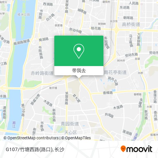 G107/竹塘西路(路口)地图
