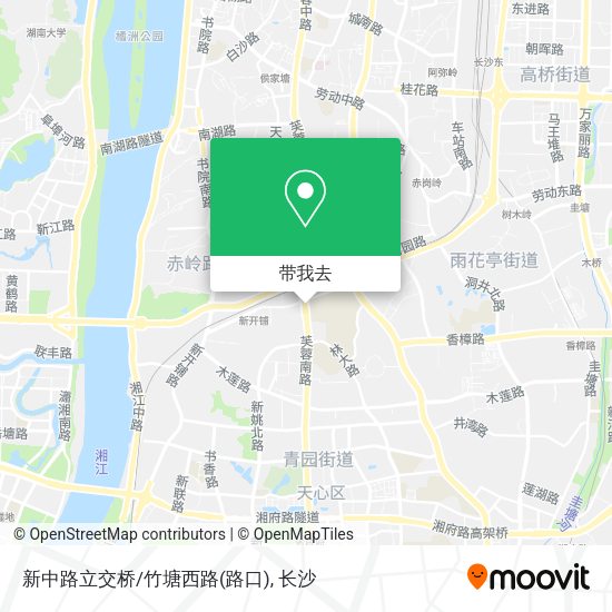 新中路立交桥/竹塘西路(路口)地图