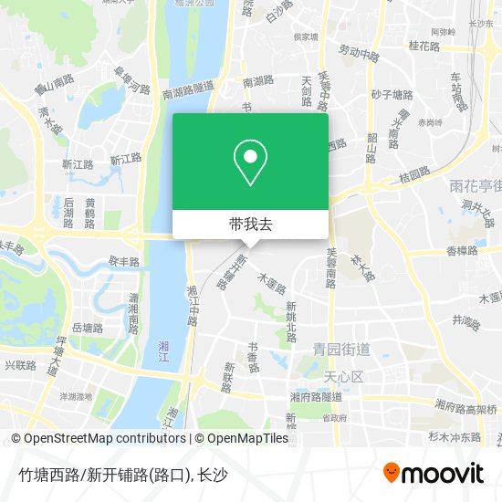 竹塘西路/新开铺路(路口)地图