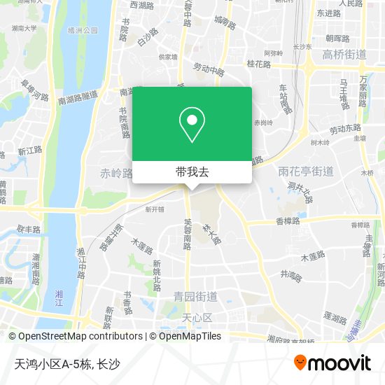 天鸿小区A-5栋地图