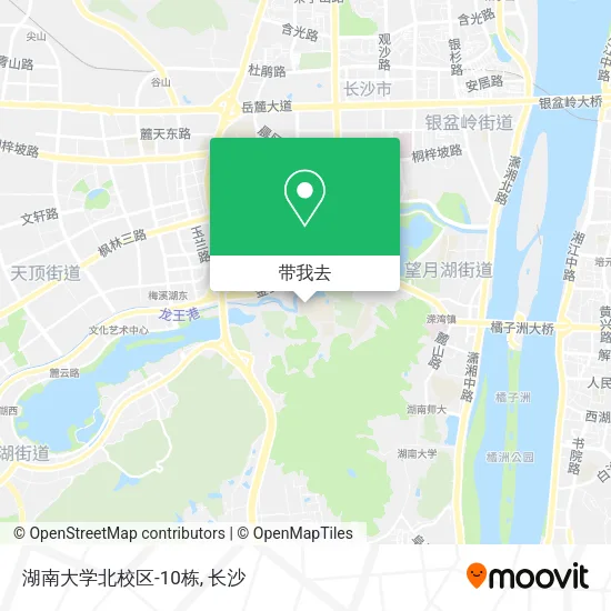 湖南大学北校区-10栋地图