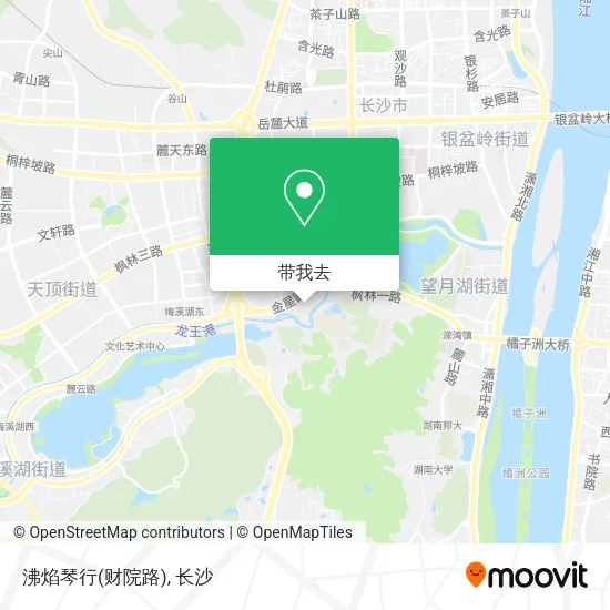 沸焰琴行(财院路)地图