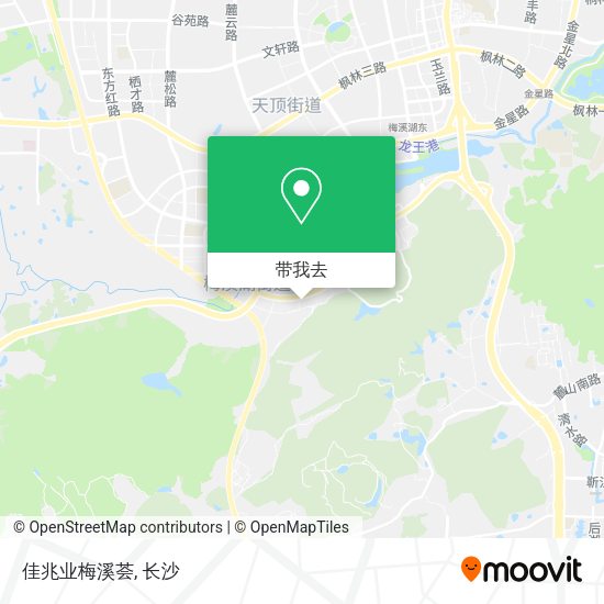 佳兆业梅溪荟地图