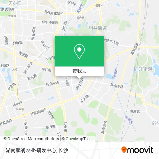 湖南鹏润农业-研发中心地图