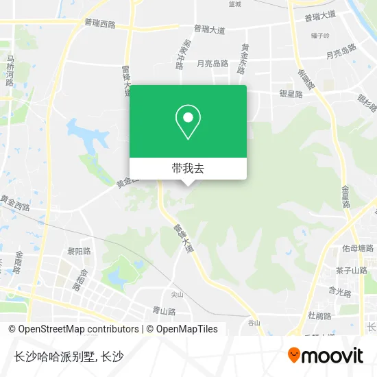 长沙哈哈派别墅地图