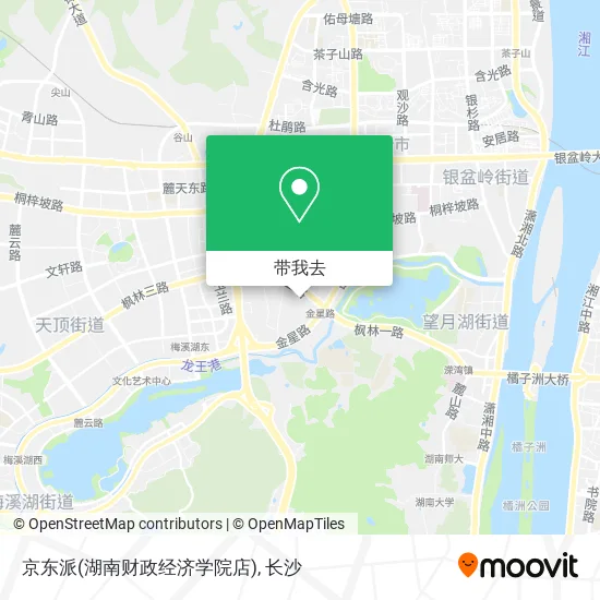 京东派(湖南财政经济学院店)地图
