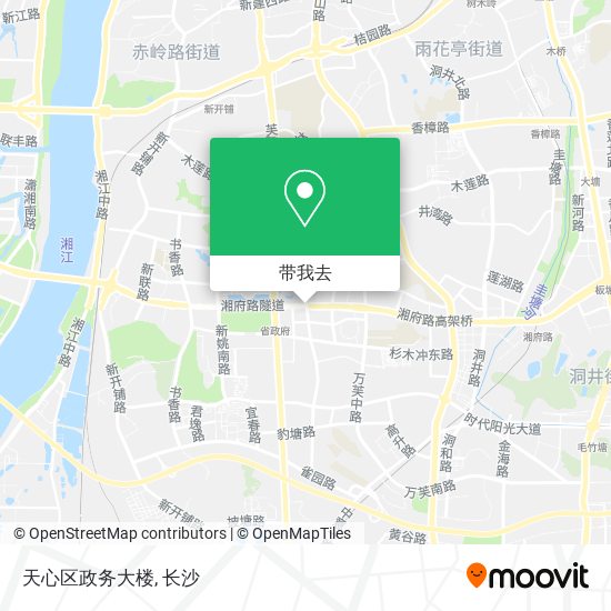 天心区政务大楼地图