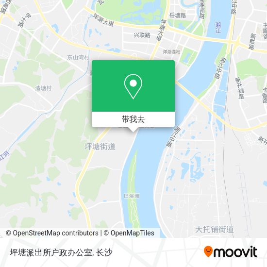 坪塘派出所户政办公室地图