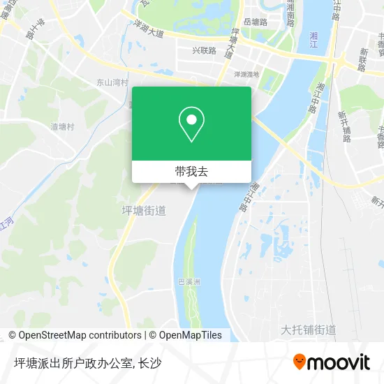 坪塘派出所户政办公室地图
