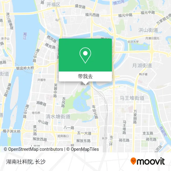 湖南社科院地图
