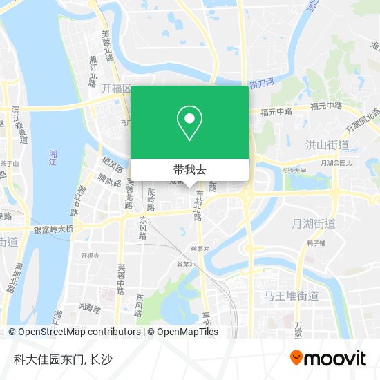 科大佳园东门地图