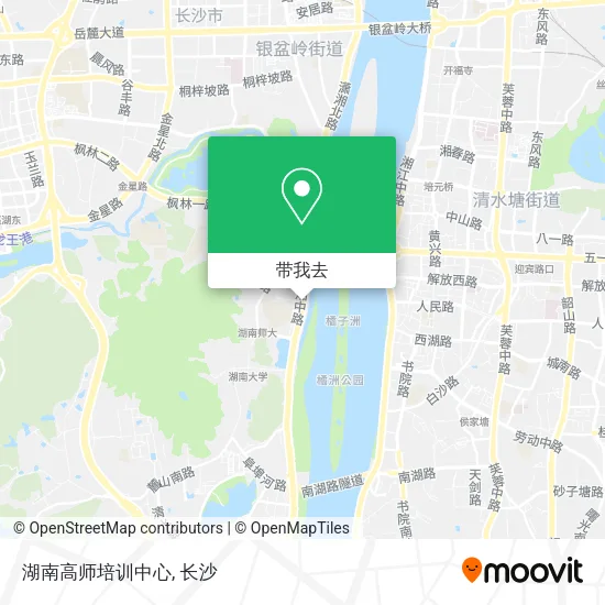 湖南高师培训中心地图