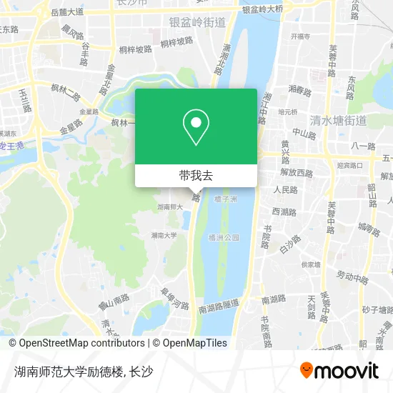 湖南师范大学励德楼地图