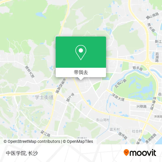 中医学院地图