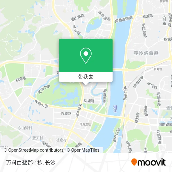 万科白鹭郡-1栋地图