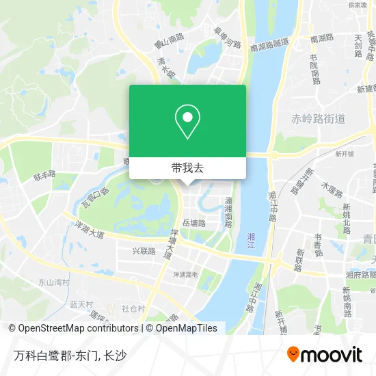 万科白鹭郡-东门地图