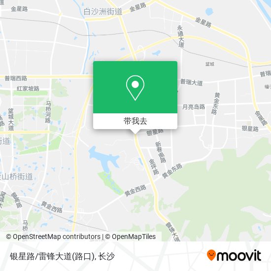 银星路/雷锋大道(路口)地图