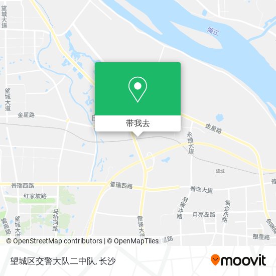 望城区交警大队二中队地图