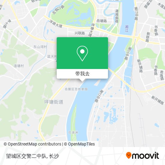 望城区交警二中队地图
