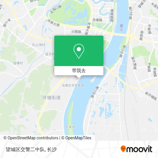 望城区交警二中队地图