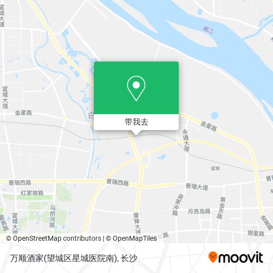 万顺酒家(望城区星城医院南)地图