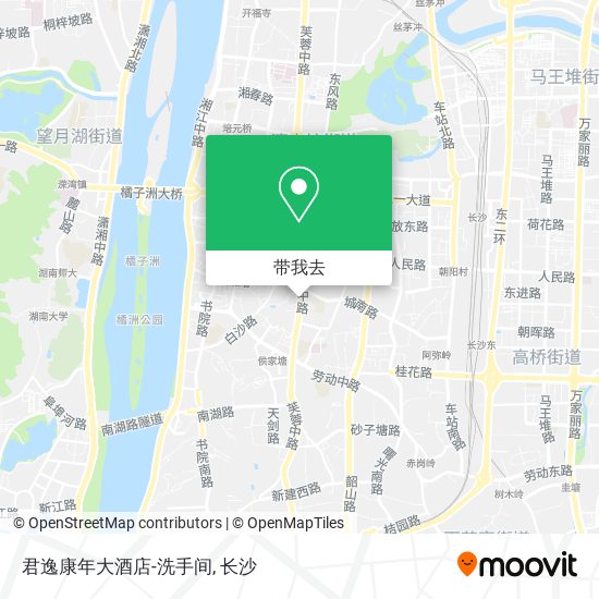 君逸康年大酒店-洗手间地图