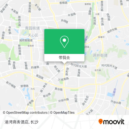 港湾商务酒店地图