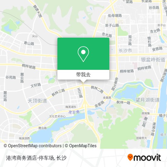港湾商务酒店-停车场地图