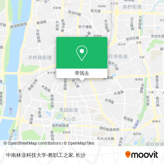 中南林业科技大学-教职工之家地图