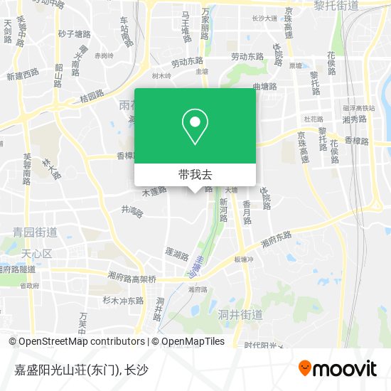 嘉盛阳光山荘(东门)地图