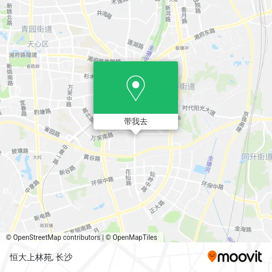 恒大上林苑地图