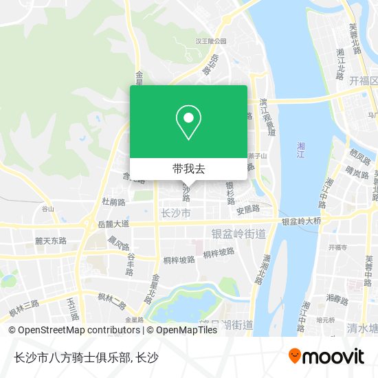 长沙市八方骑士俱乐部地图