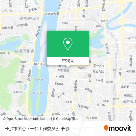 长沙市关心下一代工作委员会地图