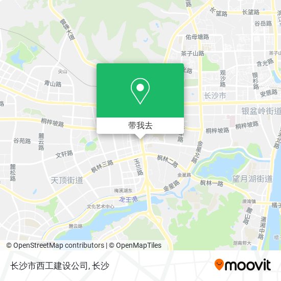 长沙市西工建设公司地图