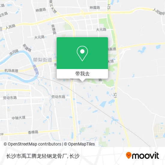 长沙市禹工腾龙轻钢龙骨厂地图