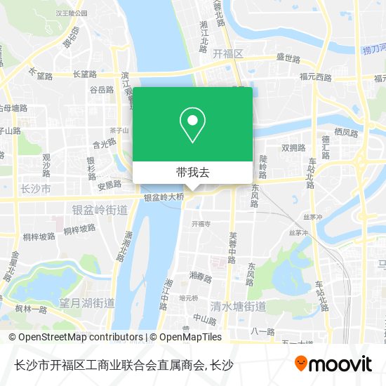长沙市开福区工商业联合会直属商会地图
