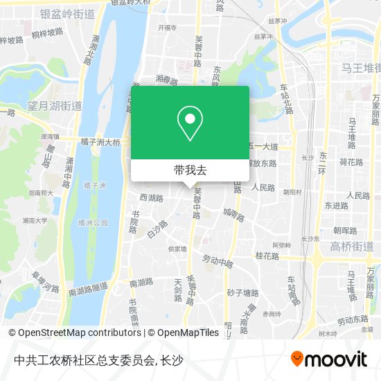 中共工农桥社区总支委员会地图
