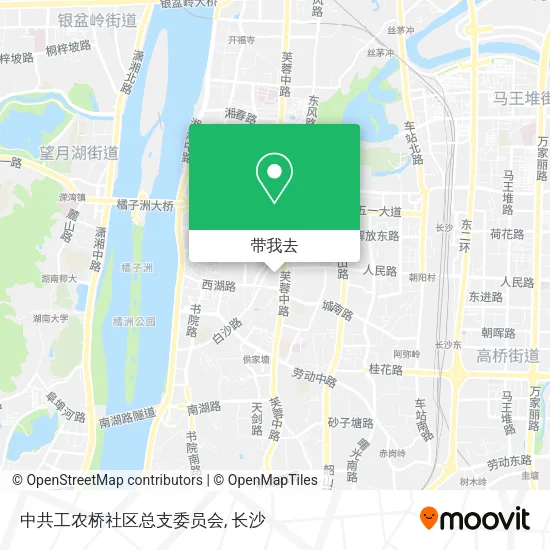 中共工农桥社区总支委员会地图