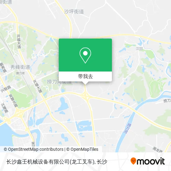 长沙鑫壬机械设备有限公司(龙工叉车)地图