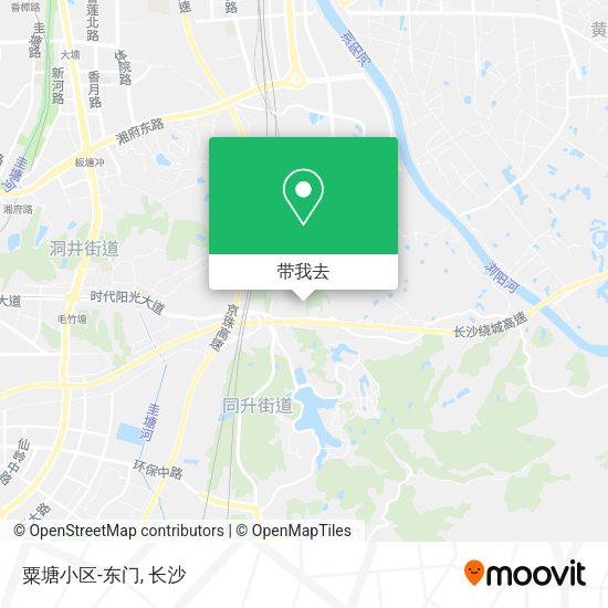 粟塘小区-东门地图