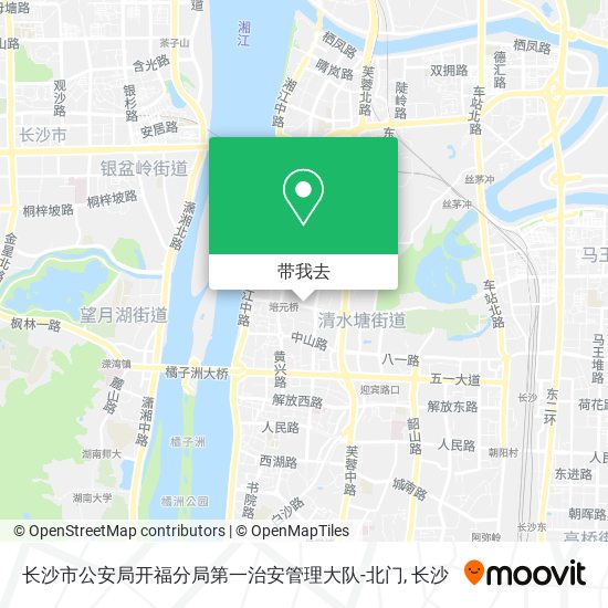 长沙市公安局开福分局第一治安管理大队-北门地图