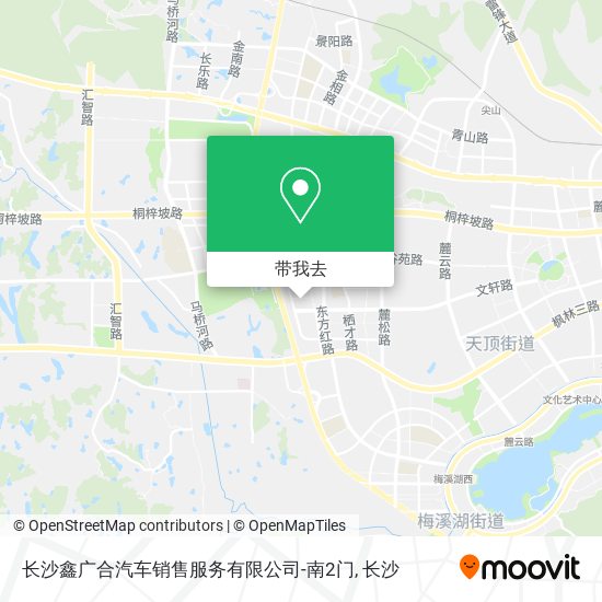 长沙鑫广合汽车销售服务有限公司-南2门地图
