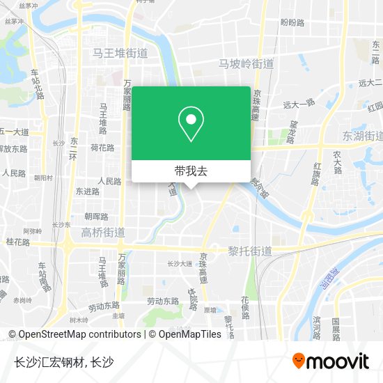 长沙汇宏钢材地图