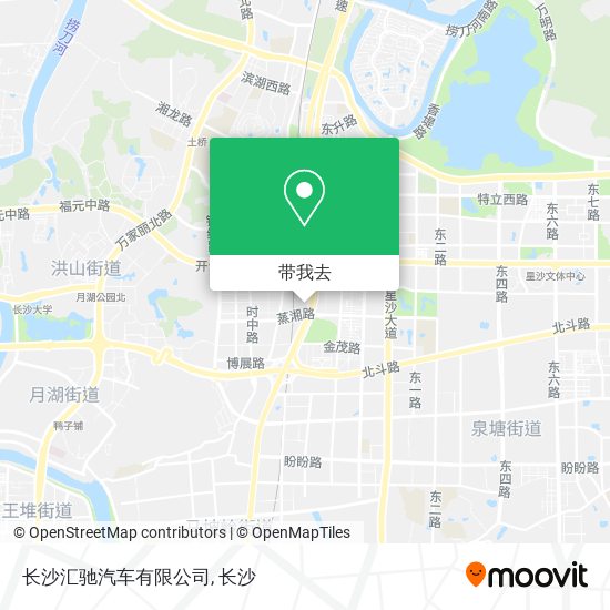 长沙汇驰汽车有限公司地图